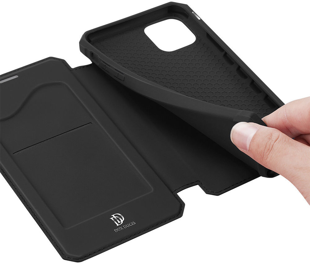 Dux Ducis Skin X Series Apple iPhone 12 Mini Hoesje Zwart afbeelding 2