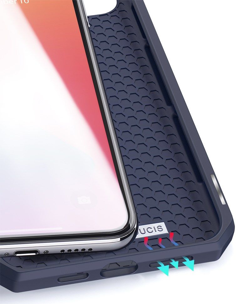 Dux Ducis Skin X Series Apple iPhone 12 / 12 Pro Hoesje Blauw afbeelding 10