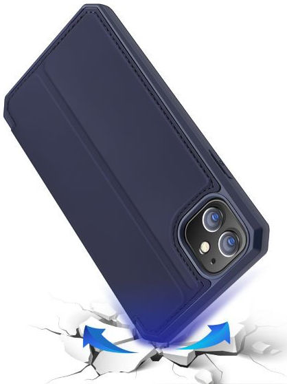 Dux Ducis Skin X Series Apple iPhone 12 / 12 Pro Hoesje Blauw afbeelding 2