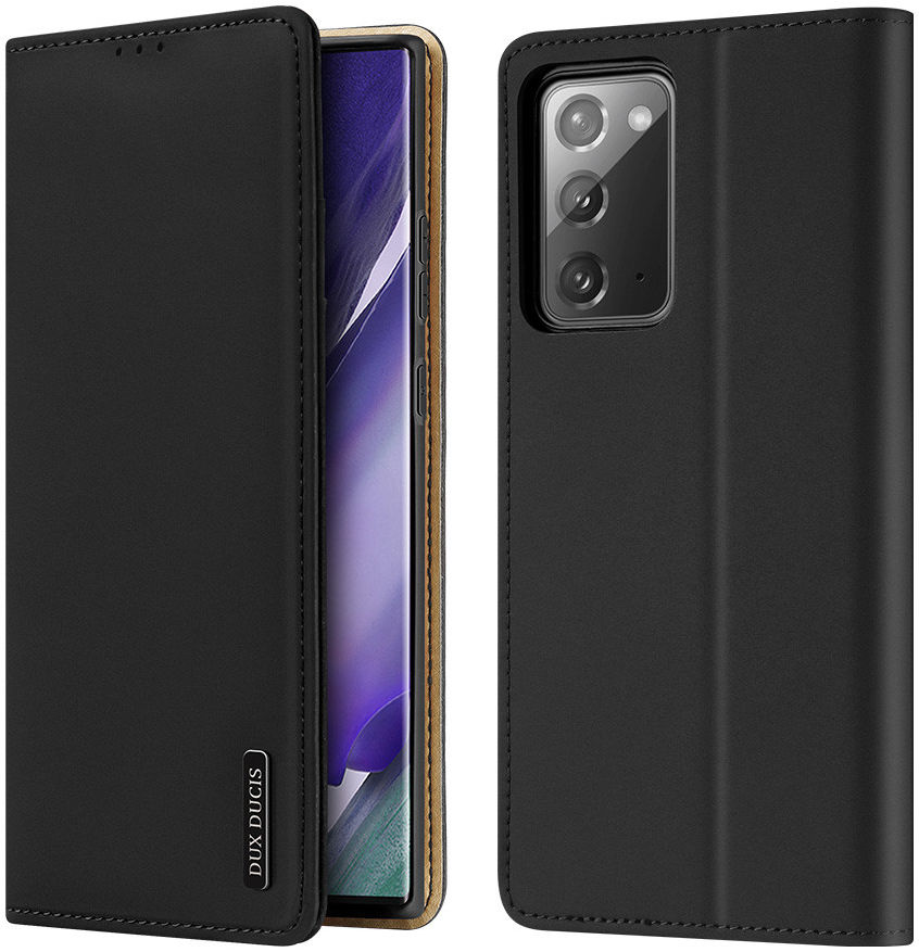 Dux Ducis Wish Series Samsung Galaxy Note 20 Hoesje Zwart afbeelding 1