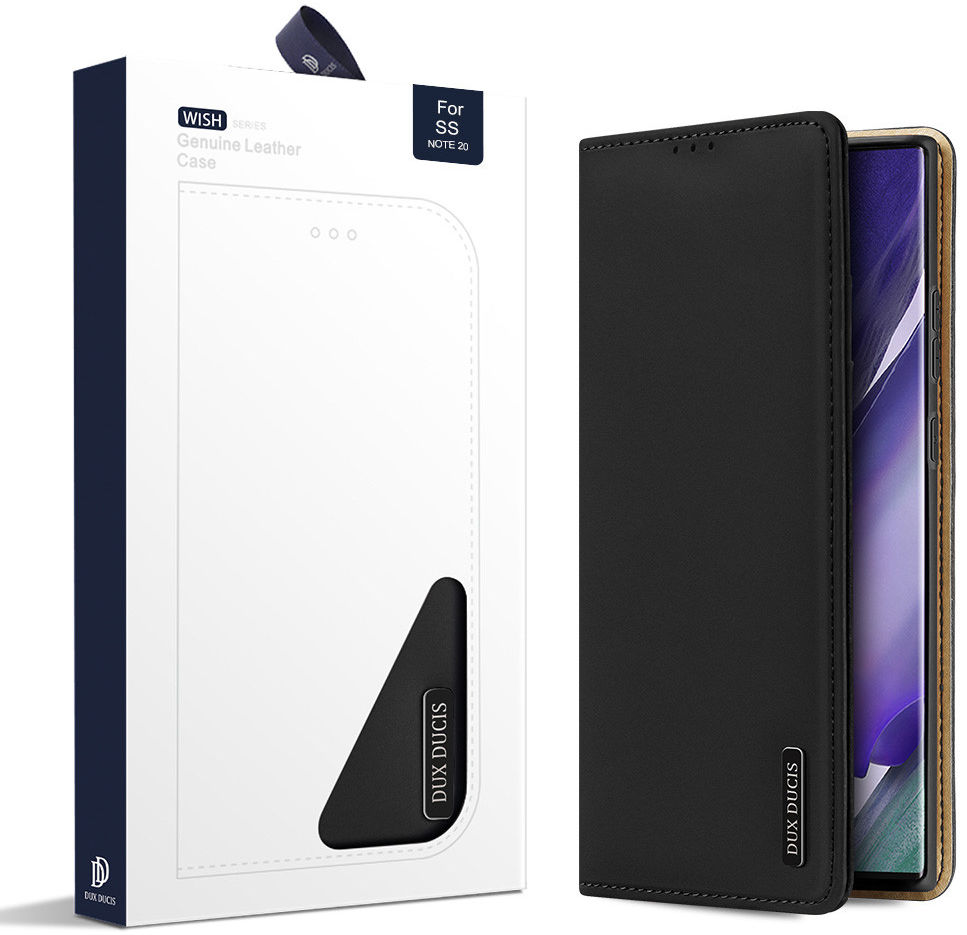 Dux Ducis Wish Series Samsung Galaxy Note 20 Hoesje Zwart afbeelding 9