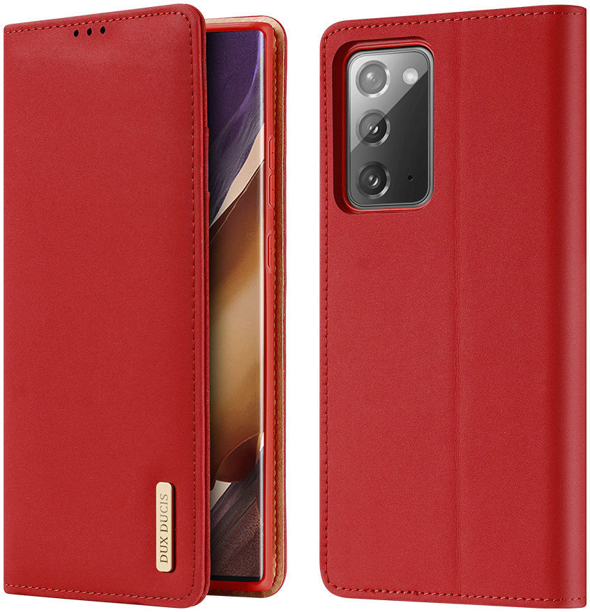 Dux Ducis Wish Series Samsung Galaxy Note 20 Hoesje Rood afbeelding 1