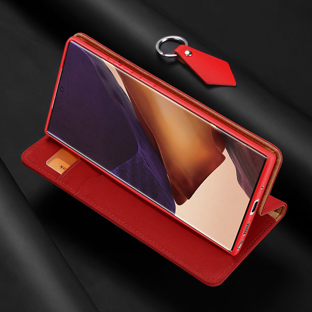 Dux Ducis Wish Series Samsung Galaxy Note 20 Hoesje Rood afbeelding 8