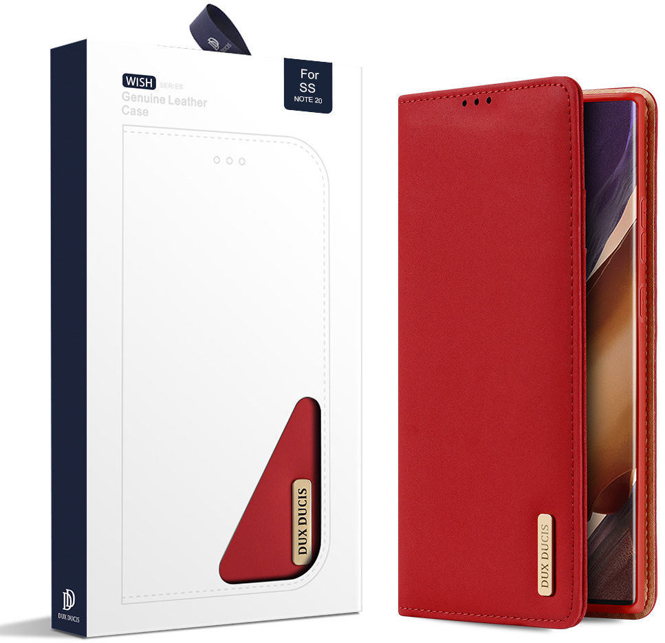 Dux Ducis Wish Series Samsung Galaxy Note 20 Hoesje Rood afbeelding 9