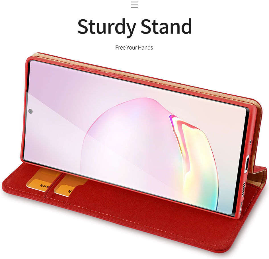 Dux Ducis Wish Series Samsung Galaxy Note 20 Ultra Hoesje Rood afbeelding 5