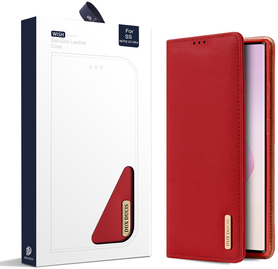 Dux Ducis Wish Series Samsung Galaxy Note 20 Ultra Hoesje Rood afbeelding 9