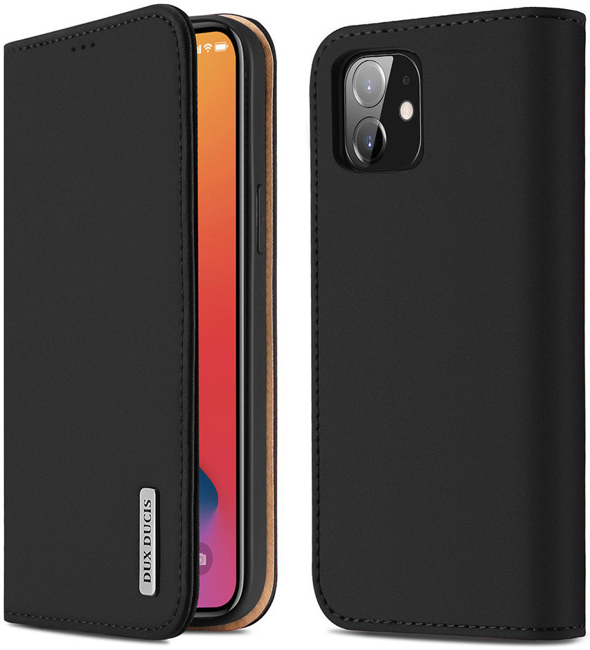 Dux Ducis Wish Series Apple iPhone 12 Mini Hoesje Book Case Zwart afbeelding 4