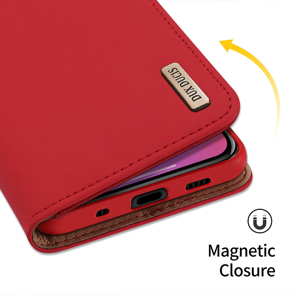 Dux Ducis Wish Series Apple iPhone 12 Mini Hoesje Book Case Rood afbeelding 9