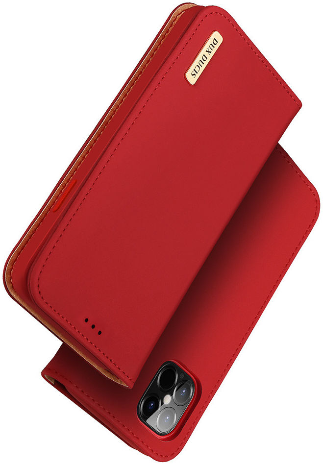 Dux Ducis Wish Series Apple iPhone 12 Pro Max Hoesje Book Case Rood afbeelding 4
