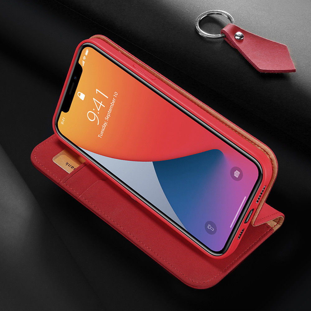 Dux Ducis Wish Series Apple iPhone 12 Pro Max Hoesje Book Case Rood afbeelding 11