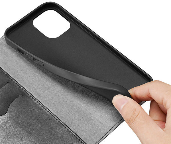 Dux Ducis Kado Series Apple iPhone 12 Mini Hoesje Book Case Zwart afbeelding 2