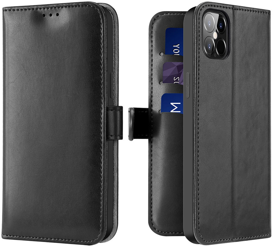 Dux Ducis Kado Series Apple iPhone 12 Pro Max Hoesje Book Case Zwart afbeelding 2