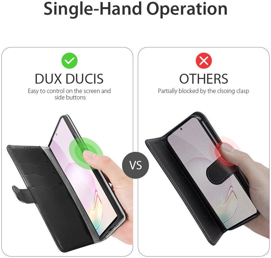 Dux Ducis Kado Series Samsung Galaxy Note 20 Ultra Wallet Hoesje Zwart afbeelding 11