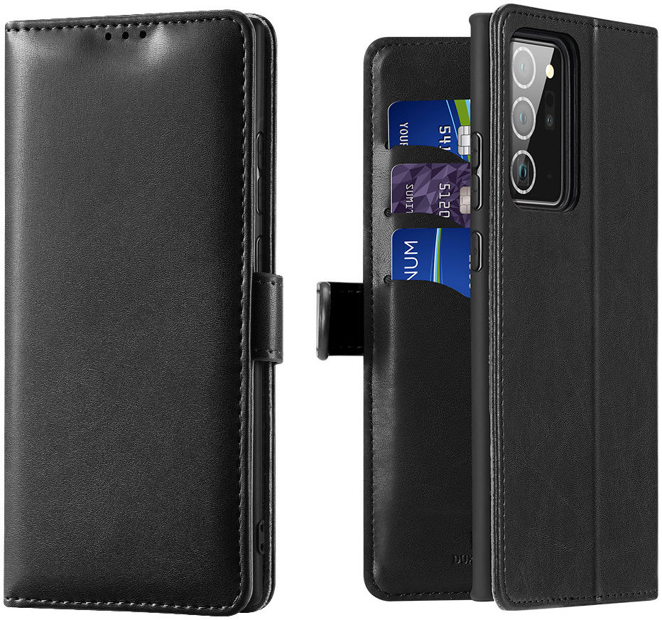 Dux Ducis Kado Series Samsung Galaxy Note 20 Ultra Wallet Hoesje Zwart afbeelding 2