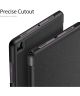 Dux Ducis Domo Series Samsung Galaxy Tab A7 (2020) Tri-fold Hoes Zwart