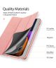 Dux Ducis Domo Series Samsung Galaxy Tab S7 Tri-fold Hoes Roze