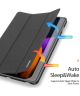 Dux Ducis Domo Series Samsung Galaxy Tab S7 Plus Tri-fold Hoes Zwart