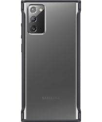 Origineel Samsung Galaxy Note 20 Hoesje Clear Protective Cover Zwart