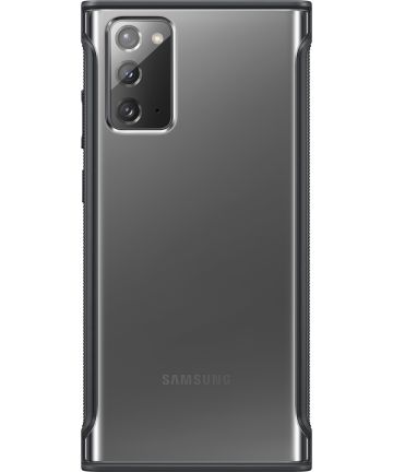 Origineel Samsung Galaxy Note 20 Hoesje Clear Protective Cover Zwart Hoesjes