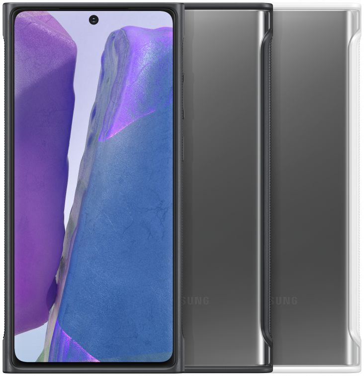 Origineel Samsung Galaxy Note 20 Hoesje Clear Protective Cover Zwart afbeelding 3