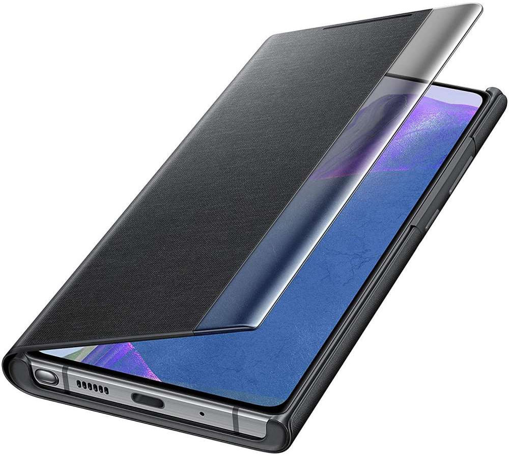 Origineel Samsung Galaxy Note 20 Hoesje Clear View Cover Zwart afbeelding 1
