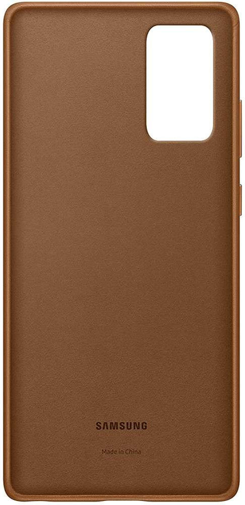 Origineel Samsung Galaxy Note 20 Hoesje Leather Back Cover Bruin afbeelding 4