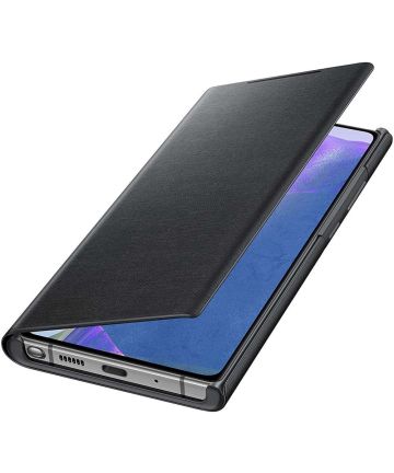 Origineel Samsung Galaxy Note 20 Hoesje LED View Cover Zwart Hoesjes
