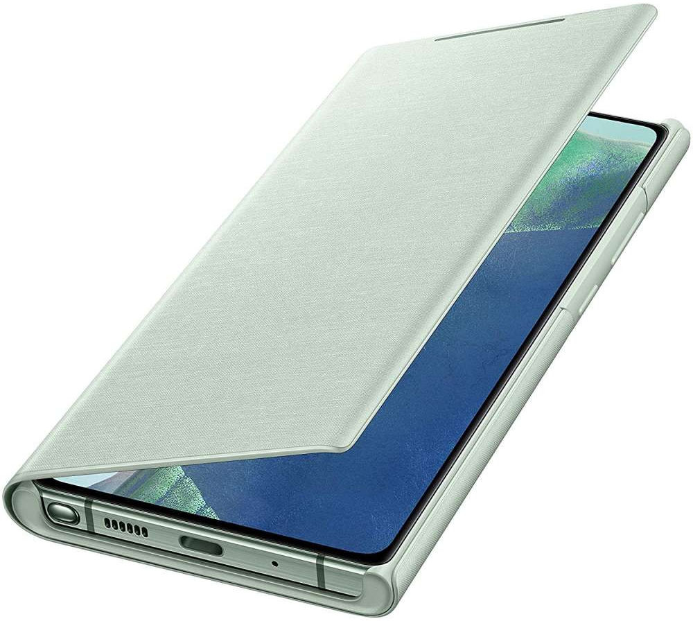 Origineel Samsung Galaxy Note 20 Hoesje LED View Cover Mint Groen afbeelding 1