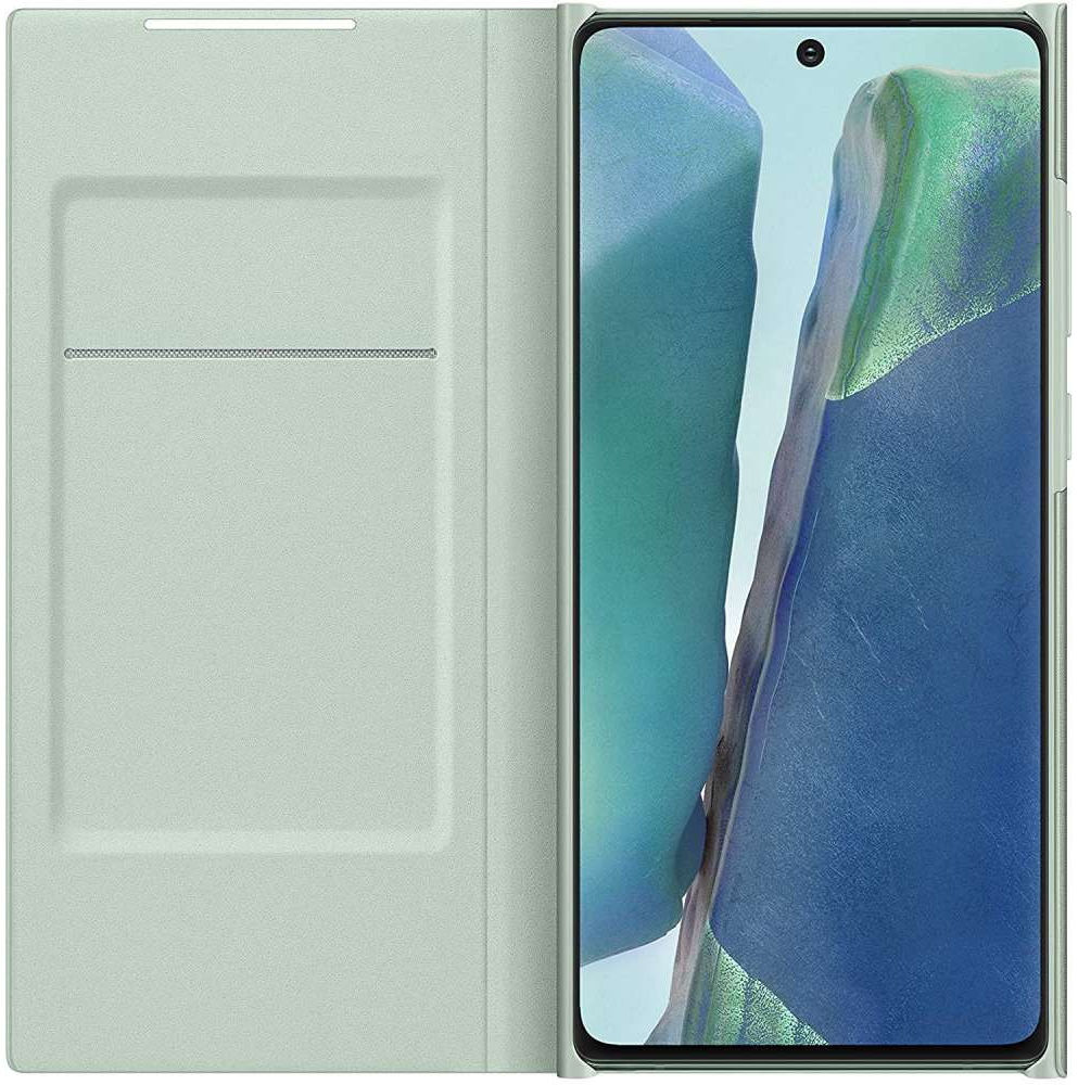 Origineel Samsung Galaxy Note 20 Hoesje LED View Cover Mint Groen afbeelding 2