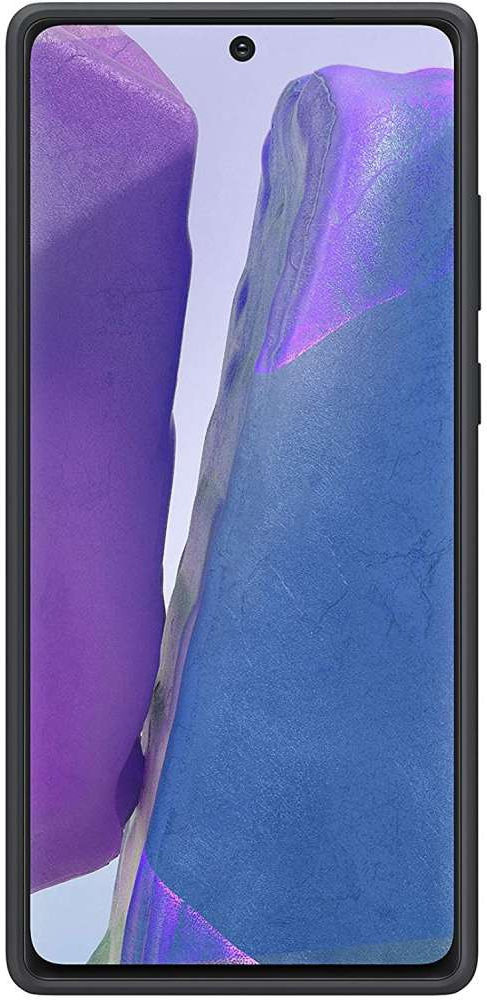 Origineel Samsung Galaxy Note 20 Hoesje Silicone Cover Zwart afbeelding 2