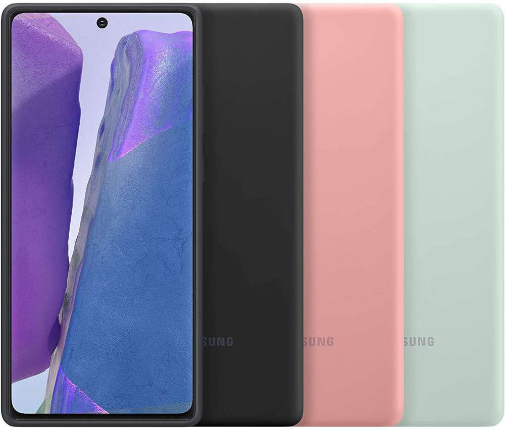 Origineel Samsung Galaxy Note 20 Hoesje Silicone Cover Zwart afbeelding 5