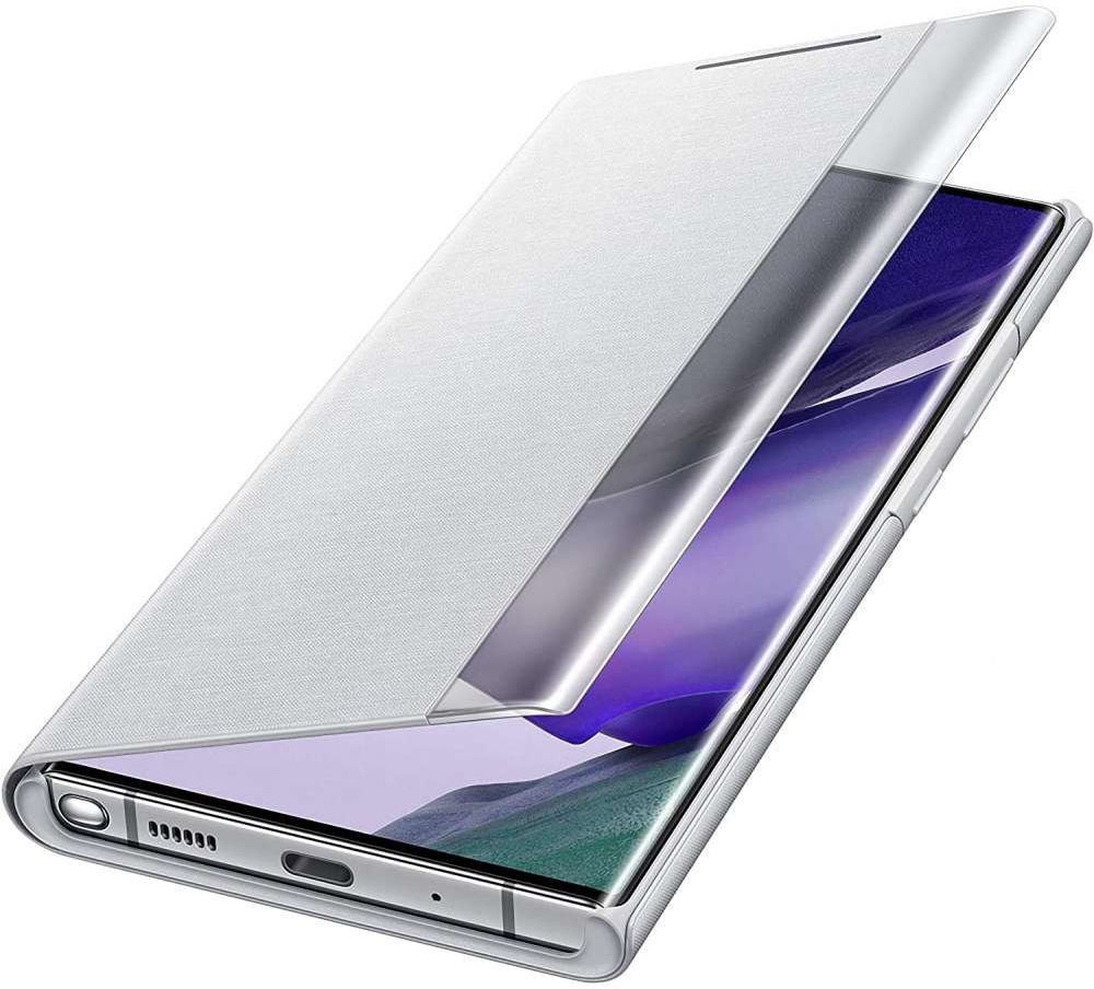 Origineel Samsung Galaxy Note 20 Ultra Hoesje Clear View Cover Wit afbeelding 2