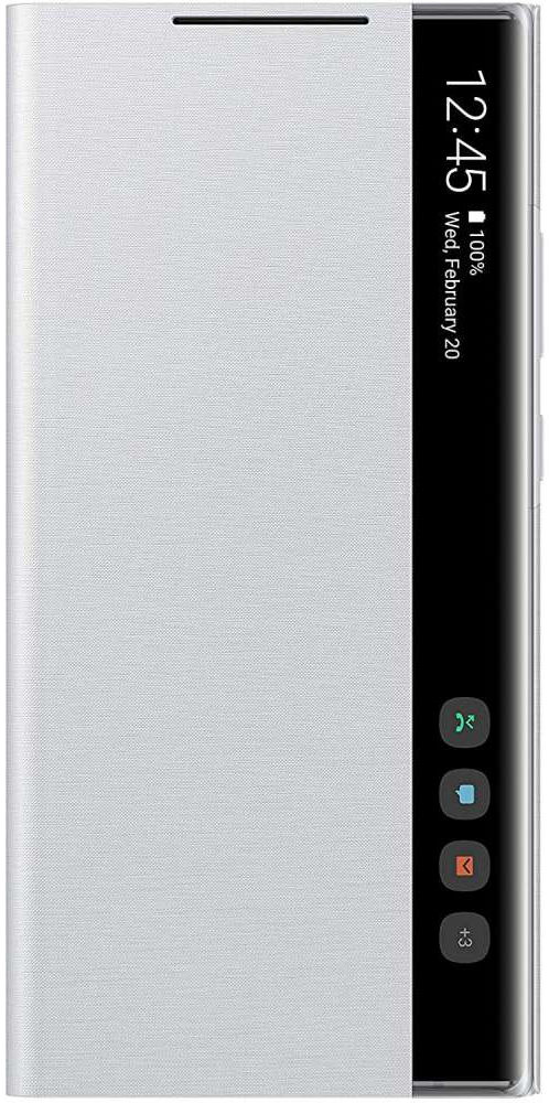 Origineel Samsung Galaxy Note 20 Ultra Hoesje Clear View Cover Wit afbeelding 1
