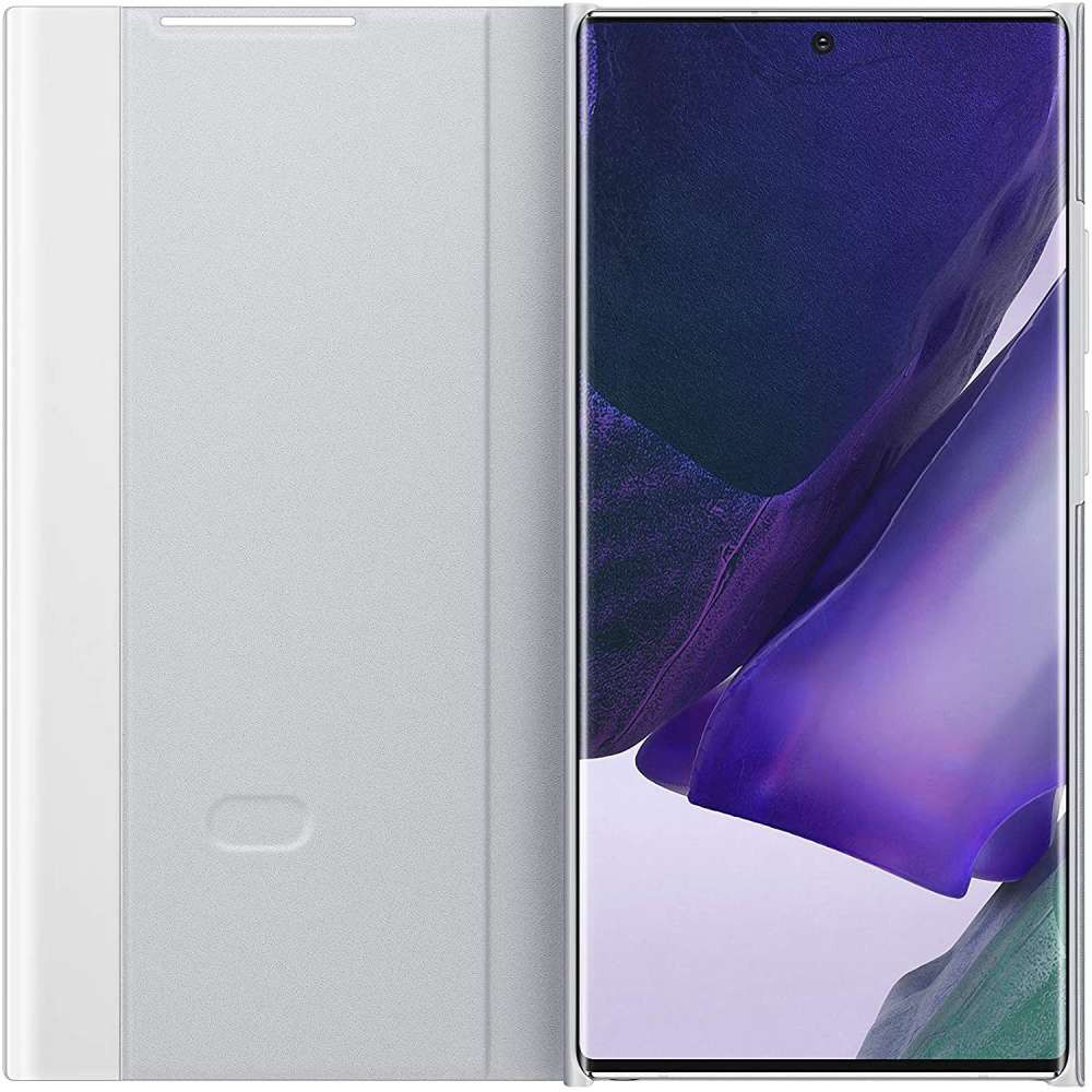 Origineel Samsung Galaxy Note 20 Ultra Hoesje Clear View Cover Wit afbeelding 3