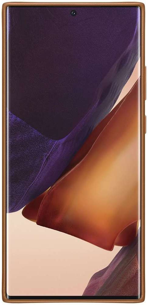 Origineel Samsung Galaxy Note 20 Ultra Hoesje Leather Back Cover Bruin afbeelding 2