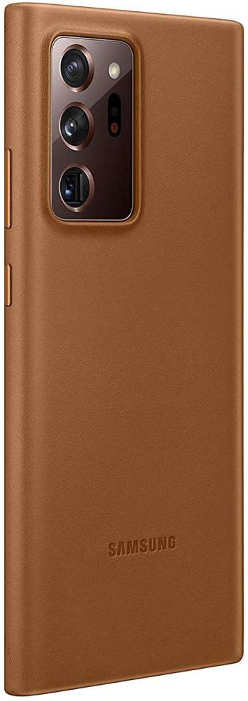 Origineel Samsung Galaxy Note 20 Ultra Hoesje Leather Back Cover Bruin afbeelding 3