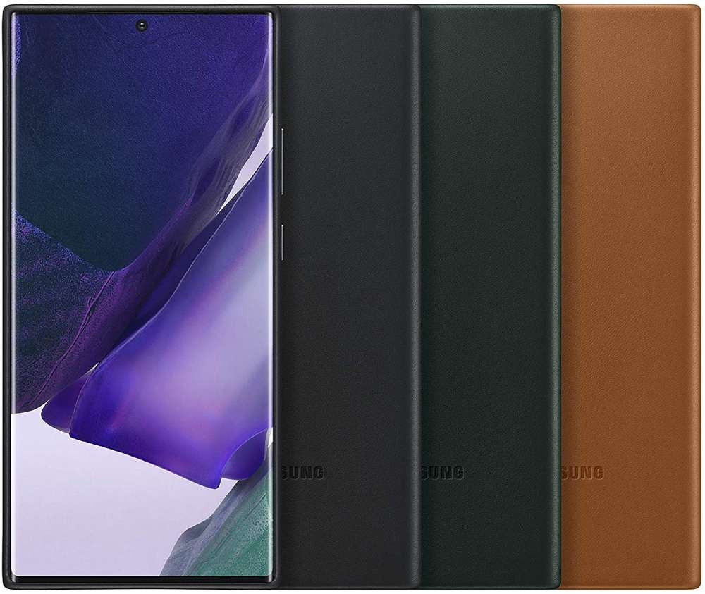 Origineel Samsung Galaxy Note 20 Ultra Hoesje Leather Back Cover Bruin afbeelding 5