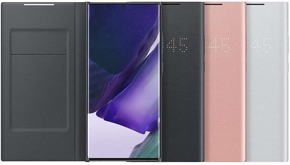 Origineel Samsung Galaxy Note 20 Ultra Hoesje LED View Cover Zwart afbeelding 5