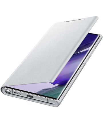 Origineel Samsung Galaxy Note 20 Ultra Hoesje LED View Cover Grijs Hoesjes