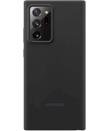 Origineel Samsung Galaxy Note 20 Ultra Hoesje Silicone Cover Zwart Hoesjes