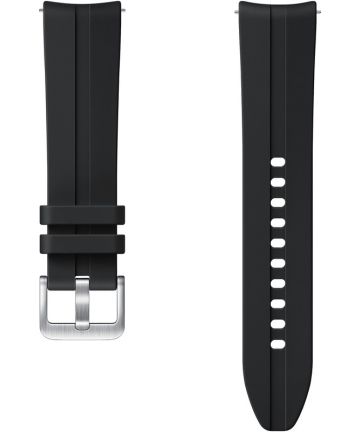 Origineel Samsung Noblesse Universeel Smartwatch 20MM Sportband Zwart Bandjes