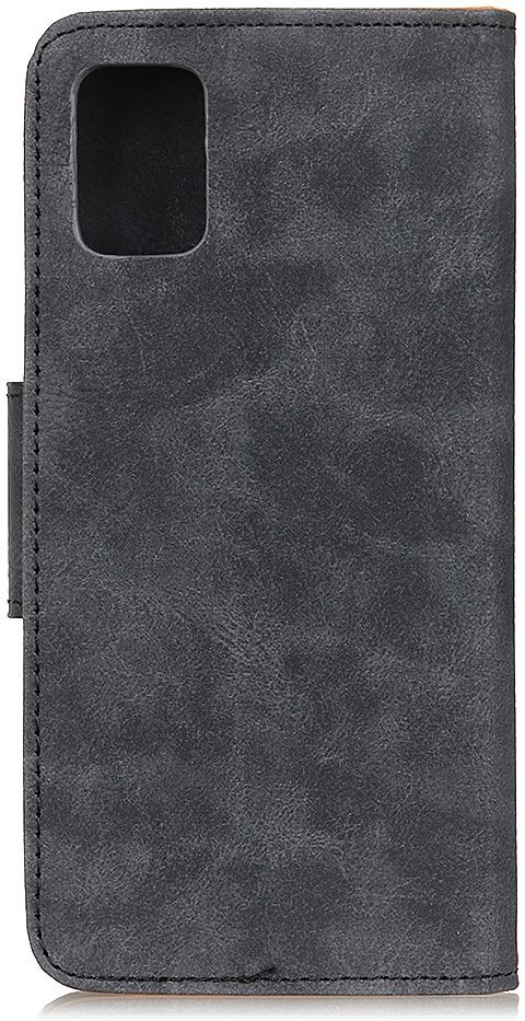 Samsung Galaxy A31 Hoesje Vintage Wallet Kunstleer Book Case Grijs afbeelding 5