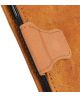 Samsung Galaxy A31 Hoesje Vintage Wallet Kunstleer Book Case Bruin