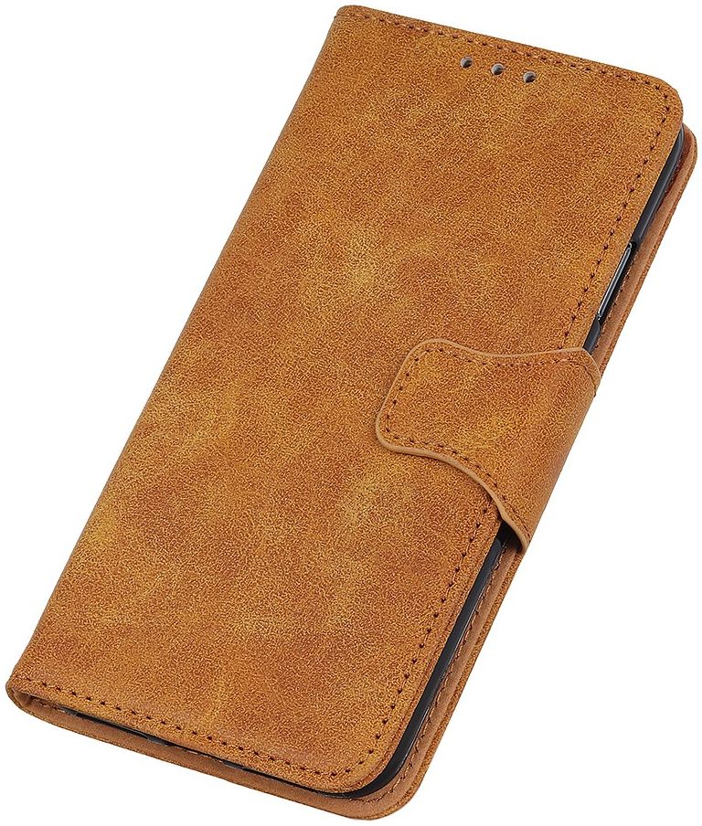 Samsung Galaxy A31 Hoesje Vintage Wallet Kunstleer Book Case Bruin afbeelding 6