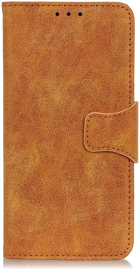 Samsung Galaxy A31 Hoesje Vintage Wallet Kunstleer Book Case Bruin afbeelding 2
