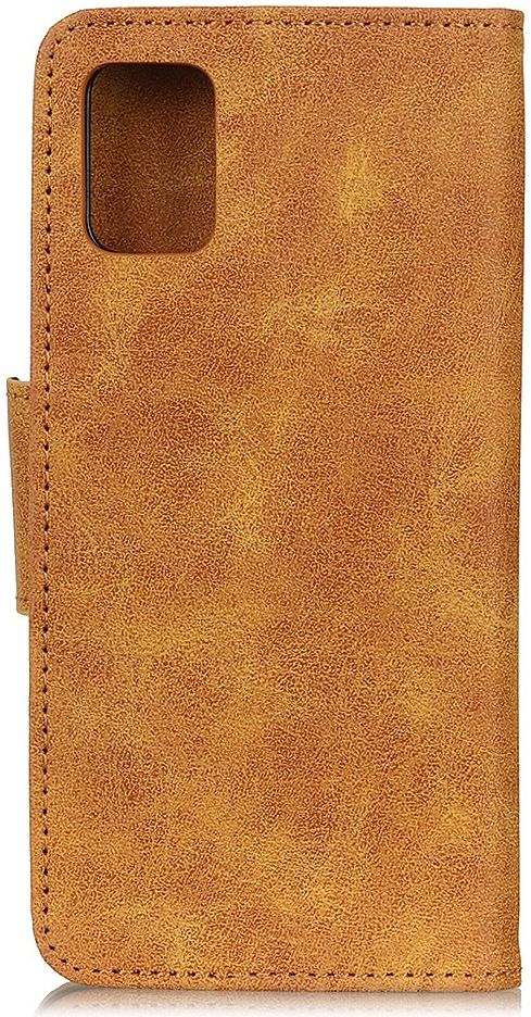 Samsung Galaxy A31 Hoesje Vintage Wallet Kunstleer Book Case Bruin afbeelding 5