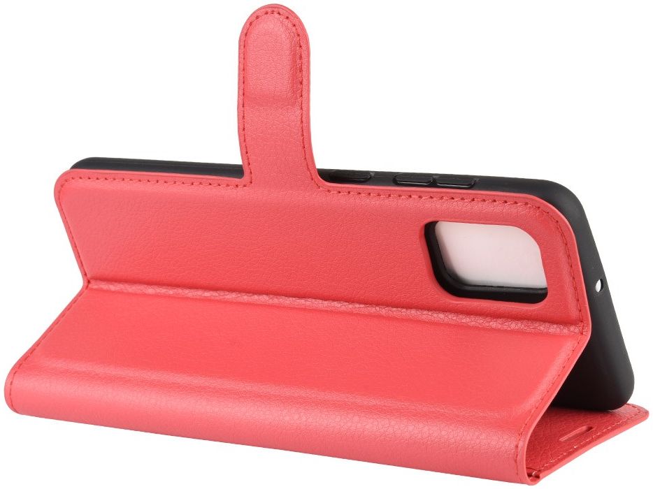 Samsung Galaxy A31 Hoesje Portemonnee Kunstleer Book Case Rood afbeelding 5
