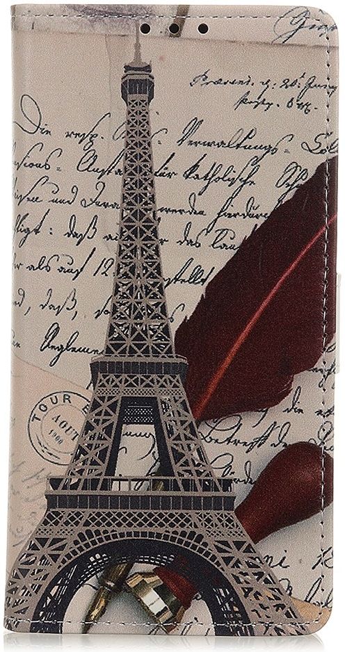 Samsung Galaxy A31 Hoesje Wallet Book Case met Eiffeltoren Print afbeelding 1