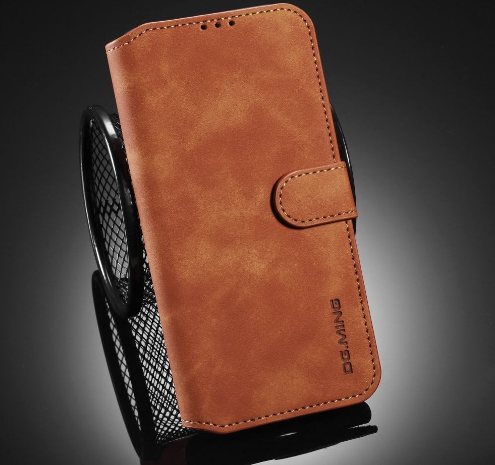 DG Ming Retro Portemonnee Samsung Galaxy M31 Hoesje Bruin afbeelding 13