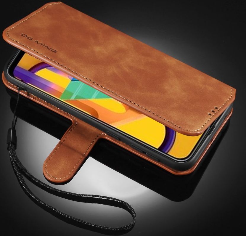 DG Ming Retro Portemonnee Samsung Galaxy M31 Hoesje Bruin afbeelding 12